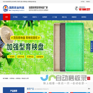 水稻育秧盘厂家_水稻育苗盘批发_育秧托盘价格-茂阳农业